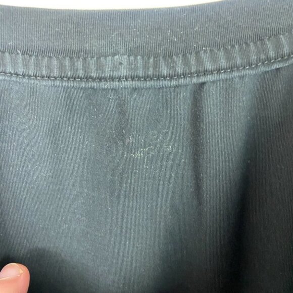 Playboy Black T-Shirt Short Sleeve Crew Neck Tee Graphic Size Small Top Floral - Picture 6 of 12